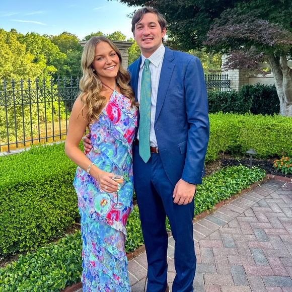 Zara Ruffled Multicolor Dress - Picture 5 of 5